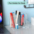Clear Pen Holder for Desk, Acrylic Pencil Holder, Makeup Brush Organizer for Vanity, Office Desk Organizers and
