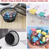 Binder Clips - 48 Pcs 1 Inch Paper Binder Clips with Holder for Desk, Medium Paper Clamps for Office Home