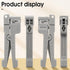 (2pcs) 45-162 Fiber Optic Coaxial Bundle Tube Stripper Pliers - Coax Cable Stripper with Spare Blade