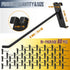 Gridwall Hooks 60 Pcs, 10 Inch Heavy Duty Display Hooks for Grid Wall Panels Accessory Storage (Black)