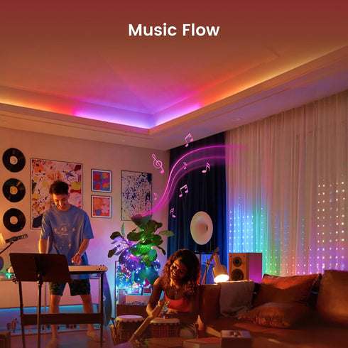 20FT 108 20+ YEELIGHT LED Strip Lights, LEDs Smart Light Strips with DIY Color Changing, RGB Light Strip with Bluetooth