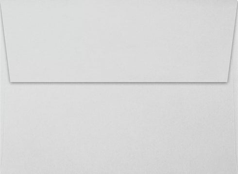 LUXPaper A7 Invitation Envelopes for 5 x 7 Cards in 80 lb. Gray, Printable with Peel and Press Seal, 50 Pack