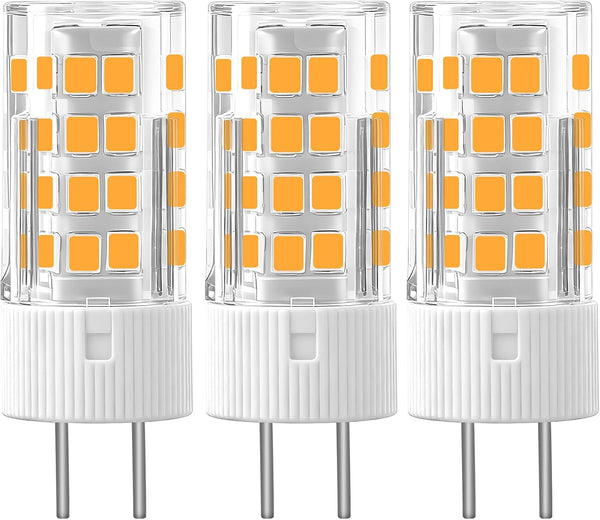 3-Pack GY6.35 LED Bulbs AC110V-130V GY6.35 Bi-pin Base T4 JCD Type 3.5W(35W