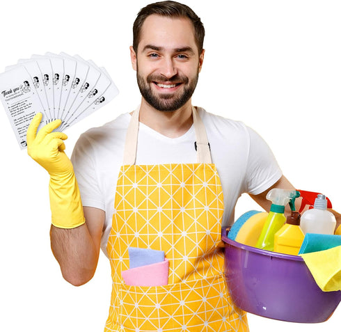 600 Pack 3.5 6.5 Inches Fainne Housekeeping Thank You Tip Envelopes, Cash Self Adhesive Tip Envelopes for Hotel Motel