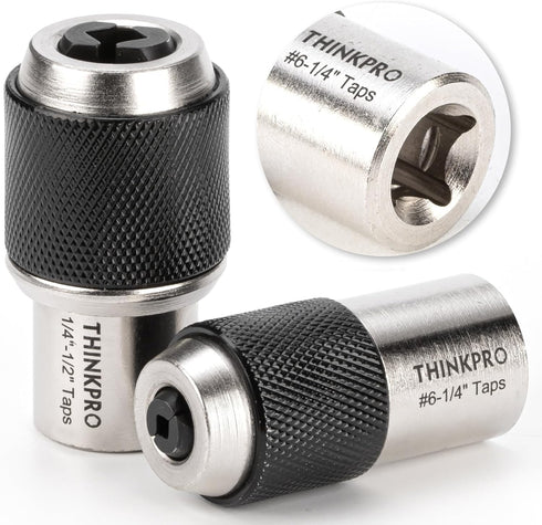 2pcs Tap Socket Set, Extraction Tool with Adjustable Jaws for Taps, Reamers & Screw Extractors