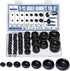 Rubber Grommet Kit 70 Pack - 7 Sizes Firewall Rubber Hole Plugs
