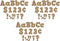 Teacher Created Resources Burlap Bold Block 4" Letters Combo Pack