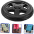 2pcs ABOOFAN Replacement Rolling Cart Wheels for Shopping Cart Utility Laundry Basket Pattern Lightweight Accessories