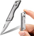 KeyUnity KK06 Mini EDC Pocket Knife, Small Titanium Folding Knife with Keychain Hole