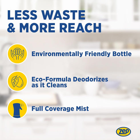 -16 oz ZUCIT20 Zep Heavy Duty Citrus Degreaser and Cleaner Mist fl - Removes Oil, Grease, Adhesive & Kitchen Soil
