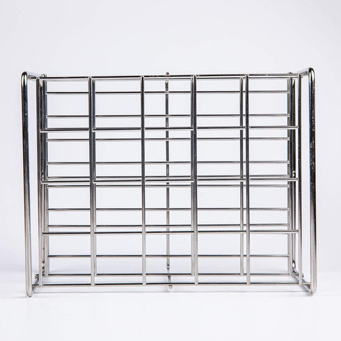 Stainless Steel Test Tube Rack, 20 Place, Wire Constructed - Outer Diameter Permitted of Tubes 39mm-41mm
