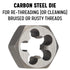 Drill America DWTHX1220LH 1/2"-20 Carbon Steel Left Hand Hex Rethreading Die, DWT Series