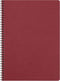 Clairefontaine 'Age Bag' A4 Wirebound Notebook, Lined, 100 Pages - Red