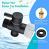 Set BARROCK Handheld Bidet Sprayer for Toilet, Stainless Steel Metal Made Baby Cloth Diaper Spraying Kit, Bathroom