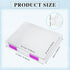 PerKoop 6 Pcs Clear A4 File Box Document Plastic Storage Box, Paper Case, Board Game Storage, Magazine Protector