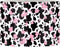 Yzaoxia Cute Cow Drum Light Shade Black and Pink Lamp Shade for