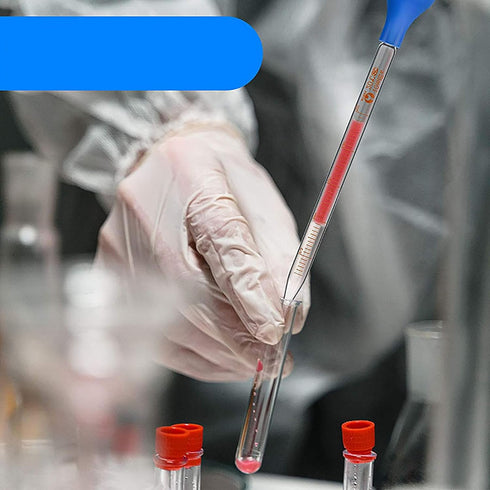 2Pcs Glass Dropper Pipettes - Graduated Lab Pipettes with Big Rubber Hat and Cleaning Brush for Liquid Transfer
