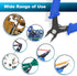 VCELINK Small Wire Cutter, Spring-loaded Precision Flush Cutter Pliers for Electronics, Jewelry Making, 5-Inch