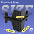 Terixe 8 5 Post Inserts Connectors - PP Plastic, Injection Molded, Sturdy Support - Black, Post Corner Connectors