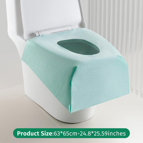 YOUSHIGUANG Toilet Seat Covers Disposable,Full Coverage Waterproof Toilet Seat Cover for Adults and Kids Potty Training