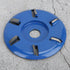 Wood Carving Disc, Steel 6-Teeth Shaping Disc, Woodworking Milling Cutter for Angle Grinder Accessories