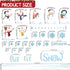 Winter Bulletin Board Decoration Set, Holiday Paper Cutouts for Christmas Classroom Decorations