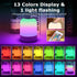 13 Dimmable Dimming, Small Kids Night Light, Color LED Lamp, Portable Stepless Color Changing Touch Nursery Lamp