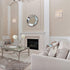 Modern Chrome Crystal Wall Sconces, Elegant Bathroom Vanity Wall Light Fixtures for Living Room Bedroom Bathroom