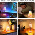 Bubbleimage 7 3 Dimmable Gesture Sensing Night Light with Height Adjustable Pole, Color Changing & RGB Modes Table Lamp