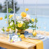 50 Summer 4 6 Inch Whaline Pcs Mediterranean Lemon Thank You Cards Boxed Blue Tile Flower Greeting Card with Envelope