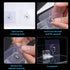 zoomto Box,3 Face Mask Dispenser Compartment Acrylic Gloves Holder Hygiene Station with Lid, Shoe Cover