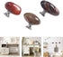 SHYYOULQE 3Pcs Drawer Pull Natural Stone Dressers Knob Cupboard Handle Elegant Furniture Handle Simple Bedside Cabinet