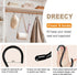 Dreecy 16 Pack S Hook for Hanging Plants, 6 Inch Heavy Duty S Hooks for Closet, Black Rubber Coated