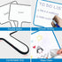 Marte Vanci Dry Erase Answer Paddles, Quick Response White Boards with Magnetic Markers, Double Sided Paddles