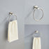 bluebyrne Set 4 Set 16In Set Brushed Nickel Bathroom Hardware Pieces,Towel Bar Stainless Steel Wall Mounted, Includes