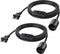 Cable Matters 2-Pack Plug in Hanging Light Cord with Switch - 8ft,