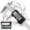 Caliper Measuring Tool, Qfun Vernier Digital Caliper Stainless Steel 6 Inch/150mm Waterproof with Large LCD Screen