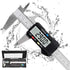 Caliper Measuring Tool, Qfun Vernier Digital Caliper Stainless Steel 6 Inch/150mm Waterproof with Large LCD Screen