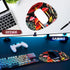 Premium-Textured Oval Mouse Pad, 8.7" x 7.1" Thick 3mm Anti-Slip Waterproof Rubber Mat, Cute Design for Office