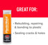 J-B Weld 8237 PlasticWeld Plastic Repair Epoxy Putty - 2 oz.