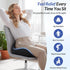Tailbone ZIKEE Pioneering Gel Seat Cushion for Sitting Without Stuffiness, Ergonomic Memory Foam Office Chair Cushion