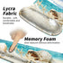 Ergonomic Mousepad with Wrist Support Gel, Comfortable Keyboard Pad Set, Seashells Beach Design, Non-Slip Base