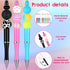 750 50 Packaging Qilery Pcs DIY Beadable Pens Kit, Pcs Plastic Ballpoint Pens Bulk, Included Foil Thank You Cards