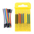 10Pcs Mini Grabber SMD IC Test Hook Clips Probes Silicone Jumper Wires Leads Kit Micro IC Hook Clip for Logic Analyzer