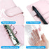 POUYRBA 100 52 100 Envelope Challenge Binder, Leather Week Money Saving Challenge Binder Easy and Fun Way for Envelopes