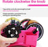 MECOLOUR Multi-Roll Heat Tape Dispenser 6 pcs Sublimation 1" + 3" Core Set - PINK