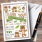 The Card Zoo Teddy Bears Picnic Party Thank You Cards