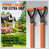 10 Pack HORUSDY Spring Grip Mop and Broom Holder for Shovel, Rake, Broom, Mop Holder, Etc.