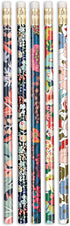 Galison Liberty London Floral Pencil Set – Includes 10 Standard #2 Wooden Pencils with Erasers, Includes Reusable Box, Stylish Writing Pencils Featuring Stunning Designs, Makes a Great Gift