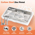 Kalote 53PCS Set Set (M6*20/30/40/50/60/70/80mm) 1 Crib Screws Hardware Replacement Kit, Baby Bed Frame Bolts & Barrel
